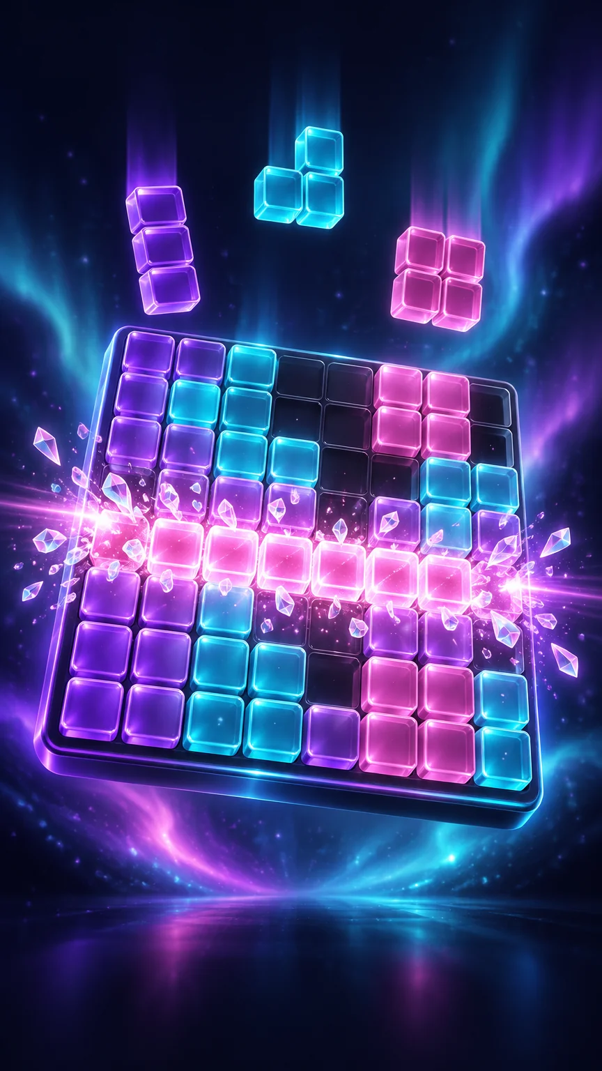 Prism Blocks gameplay art